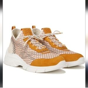 Sam Edelman Women's Sneakers in Orange and White